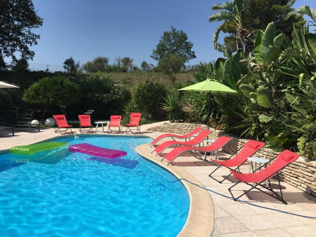 Villa Les Yuccas - Pool - Sea View Кан сюр Мер Екстериор снимка